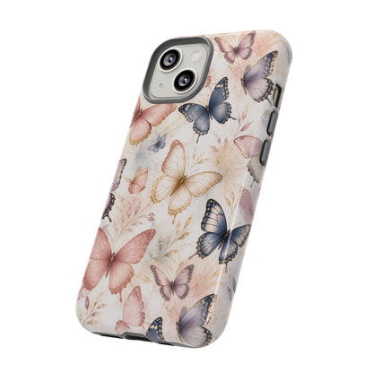 Butterfly Pastels Phone Case: Tough Case for iPhone and Samsung Galaxy devices