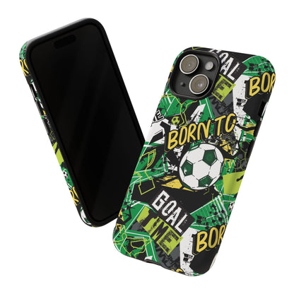 Born to Goal: Football-inspired phone case for iPhone and Samsung Galaxy