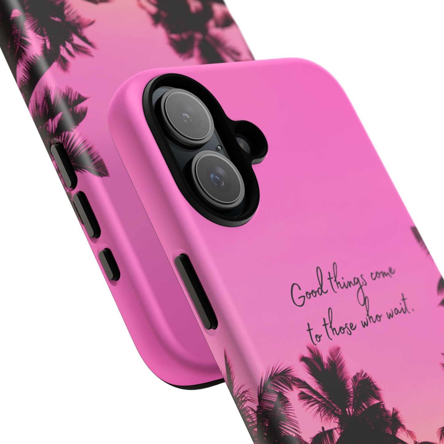 Sunset Serenity: Good things come to those who wait - Phone Case for iPhone, Samsung Galaxy and Google Pixel