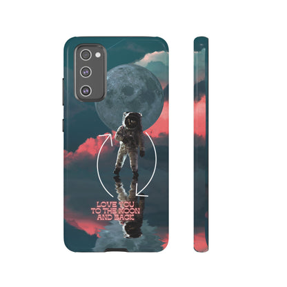 Love You to the Moon and Back: Romance-themed phone case for iPhone, Samsung Galaxy and Google Pixel devices