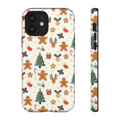 Gingerbread Holidays: Xmas-themed phone case for iPhone, Samsung and Google Pixel