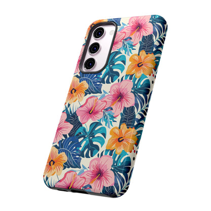 Hibiscus Bloom: Cute Floral Phone Case for iPhone, Samsung and Google Pixel