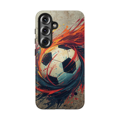 Football Swirl: Phone Case for iPhone, Samsung Galaxy and Google Pixel devices