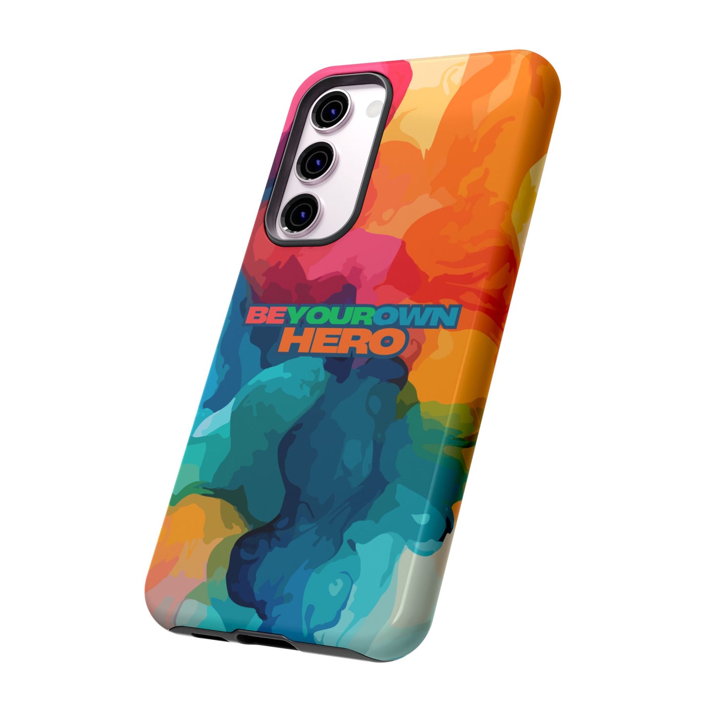 Be Your Own Hero: Inspiring Quote Phone Case for iPhone, Samsung Galaxy and Google Pixel