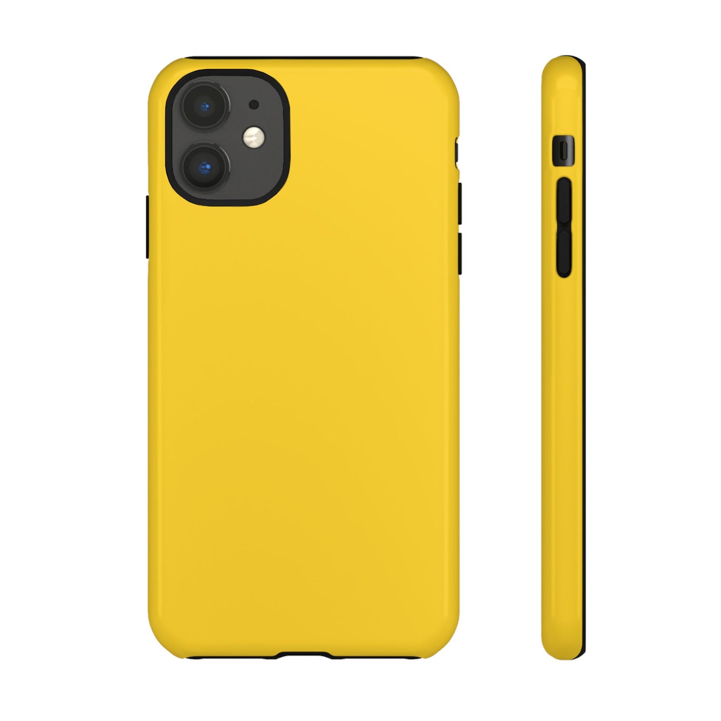 Luscious Yellow: Plain Sunburst-Inspired Color for iPhone, Samsung Galaxy and Google Pixel devices