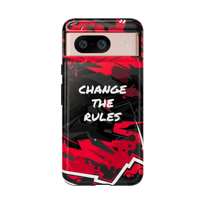 Verander de regels: stevige hoes voor iPhone-, Galaxy- en Pixel-apparaten