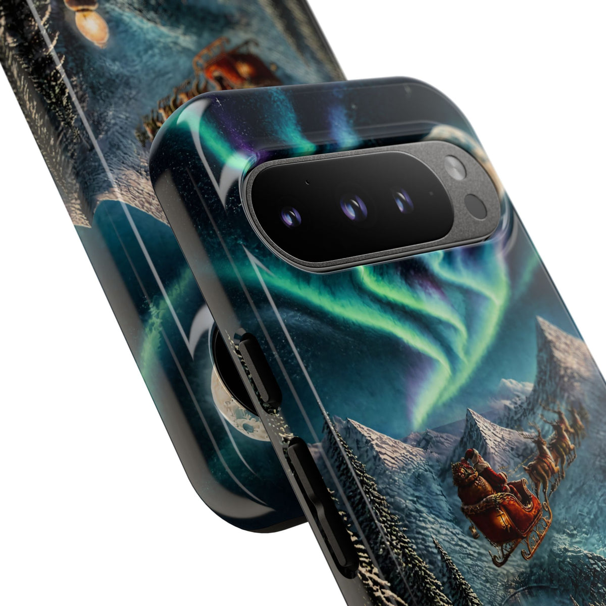Santa Claus North Pole Adventure: Christmas Themed Phone Case for iPhone, Samsung Galaxy and Google Pixel devices