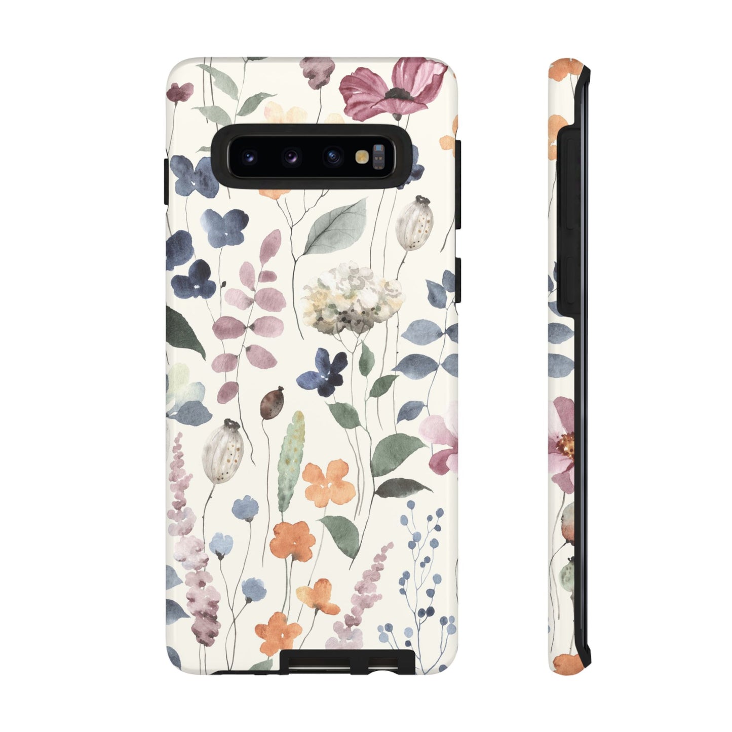 Floral prints phone case for iPhone, Samsung Galaxy and Pixel devices