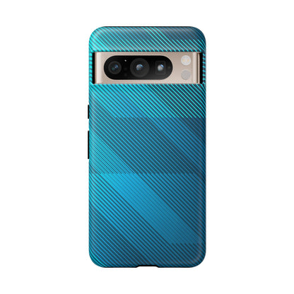 Blue Elegance: Tough Case for iPhone, Samsung Galaxy and Google Pixel devices