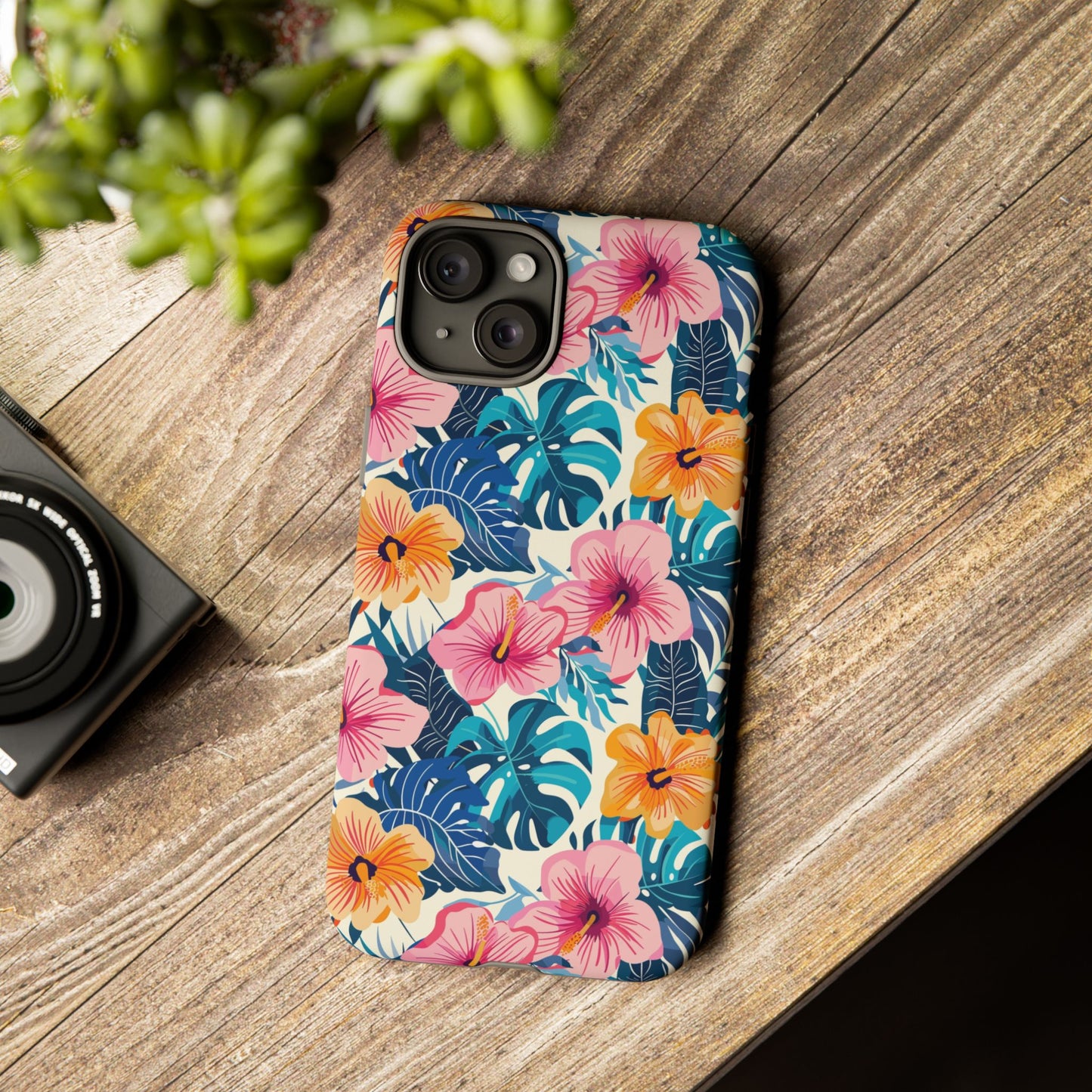 Hibiscus: Cute Floral Phone Case for iPhone, Samsung and Google Pixel