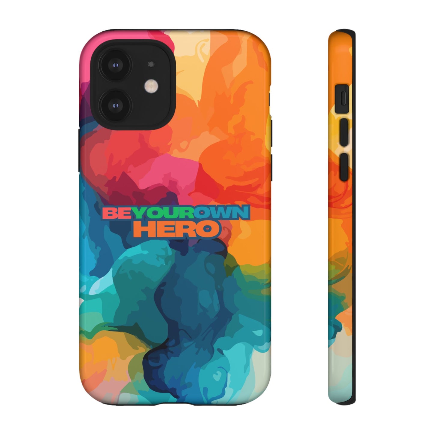Be Your Own Hero: Inspiring Quote Phone Case for iPhone, Samsung Galaxy and Google Pixel