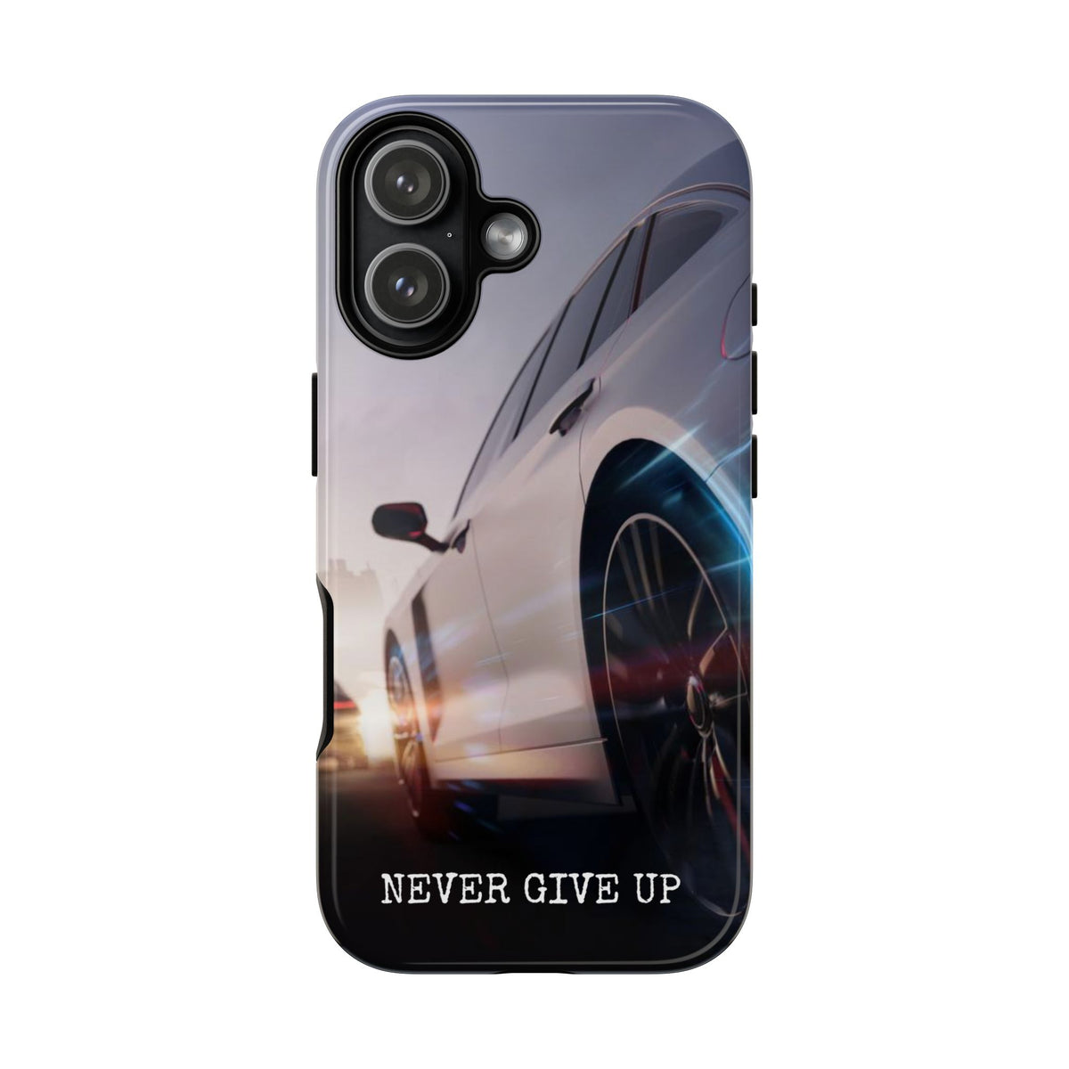 Never Give Up:  Motivational Phone Case for iPhone, Samsung Galaxy and Google Pixel devices