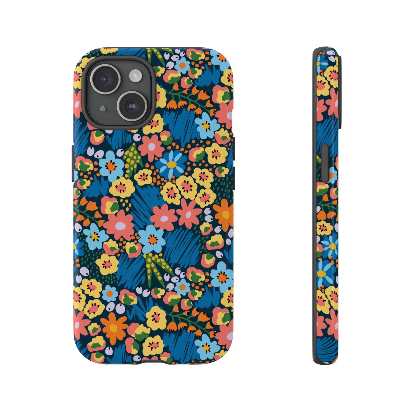 Bloom Burst: Color and Joy Themed Phone Case for iPhone, Samsung Galaxy and Google Pixel devices