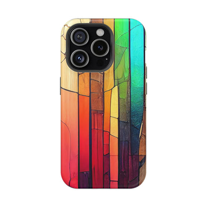Stained Glass Design MagSafe Case for iPhone