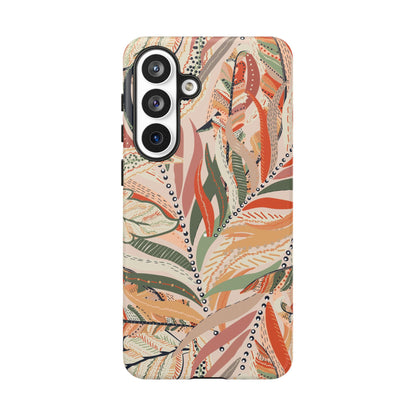 Terracotta Leaves Phone Case: Nature‑Inspired Art for iPhone, Samsung Galaxy and Google Pixel devices