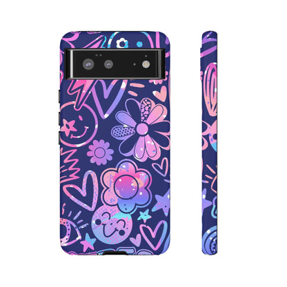 Live Inspired: Purple Tough Case for iPhone, Samsung Galaxy and Google Pixel devices