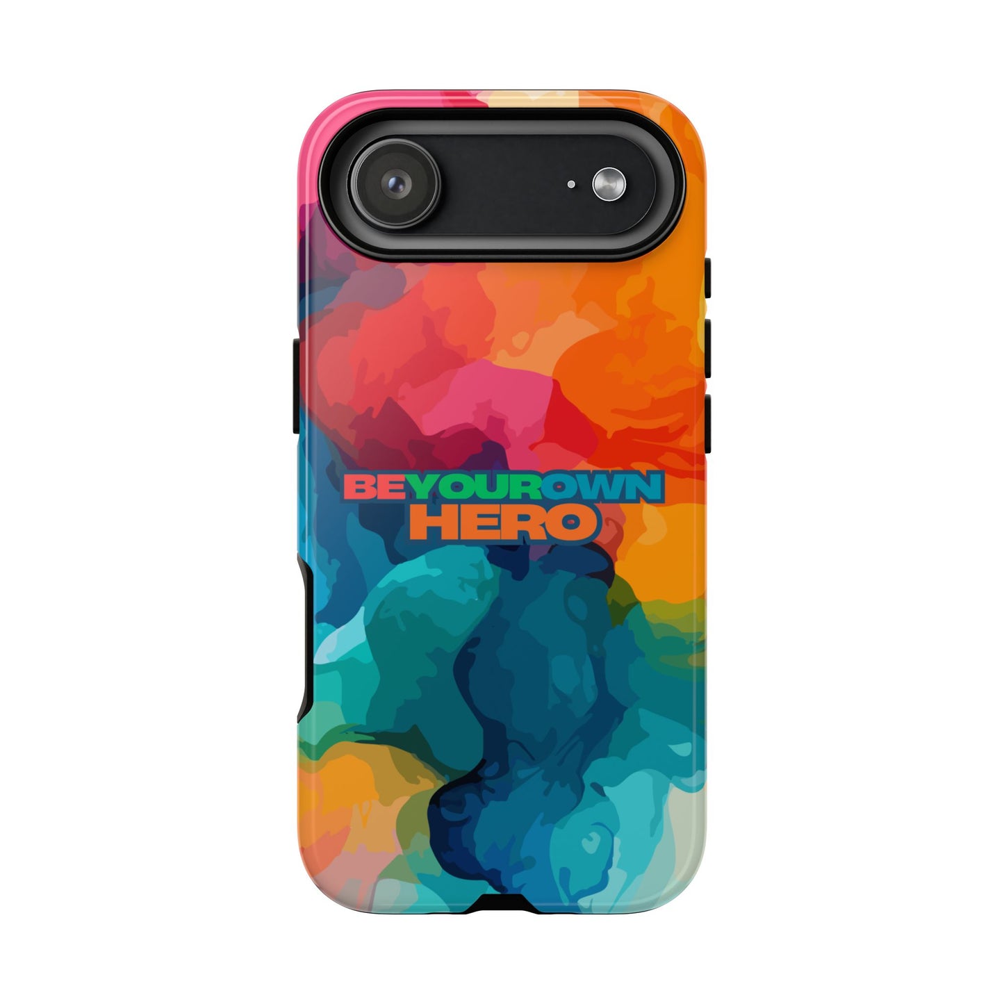 Be Your Own Hero: Inspiring Quote Phone Case for iPhone, Samsung Galaxy and Google Pixel