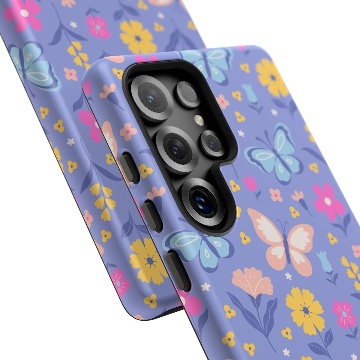 Lavender Butterflies: Tough Phone Case for iPhone, Samsung Galaxy and Google Pixel