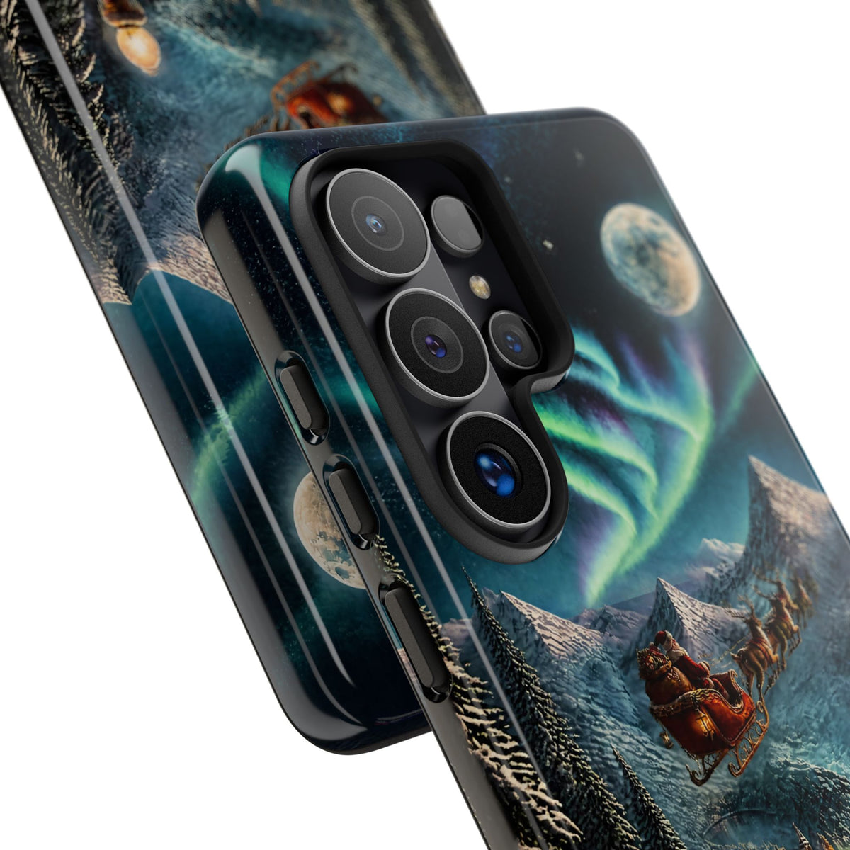 Santa Claus North Pole Adventure: Christmas Themed Phone Case for iPhone, Samsung Galaxy and Google Pixel devices