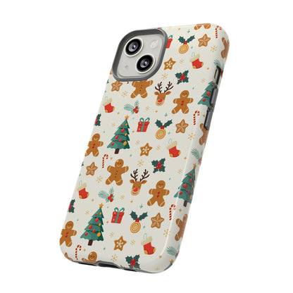 Gingerbread Holidays: Xmas-themed phone case for iPhone, Samsung and Google Pixel