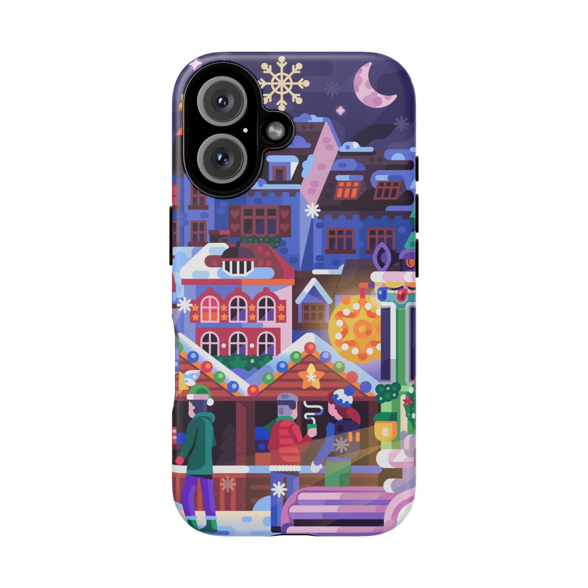 Christmas Fair in Old Town: Holiday-Themed case for iPhone, Samsung Galaxy and Google Pixel