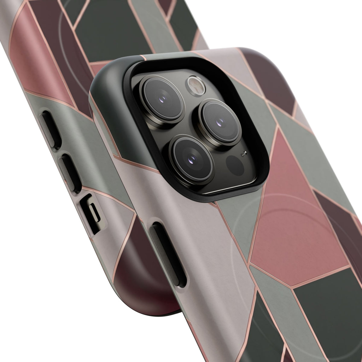 Geometric Luxe MagSafe Phone Case for iPhone
