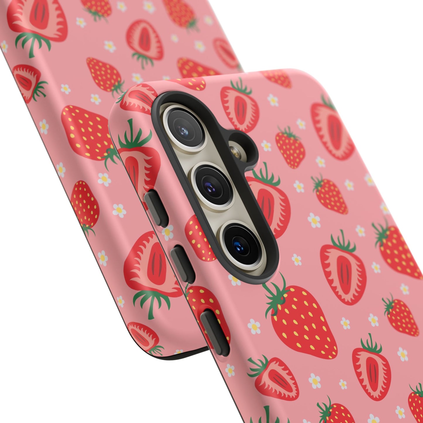 Berry Strawberry: Fruit-inspired phone case for iPhone, Samsung Galaxy and Google Pixel devices