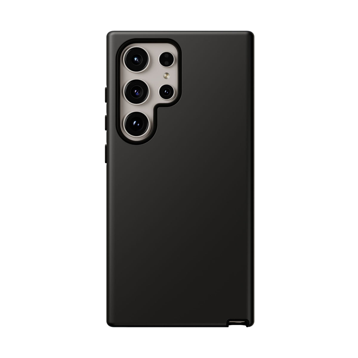 Space Black: Pure black phone case for iPhone, Samsung Galaxy and Google Pixel devices