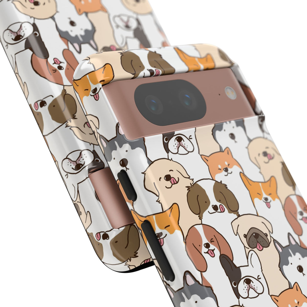 Cute Dogs Charm Phone Case for iPhone, Samsung Galaxy and Google Pixel devices
