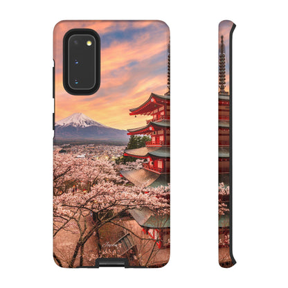 Mt. Fuji Sakura Dreams Phone Case for iPhone, Samsung Galaxy and Google Pixel devices