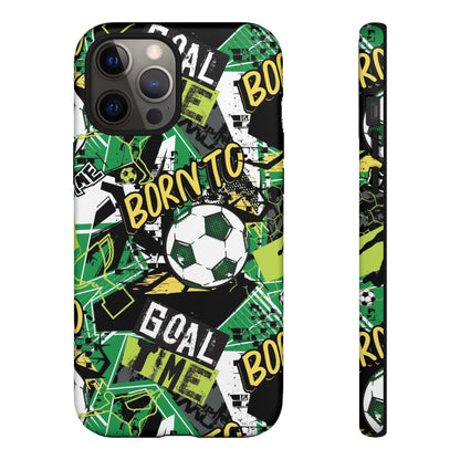 Born to Goal: Football-inspired phone case for iPhone and Samsung Galaxy