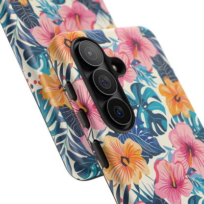 Hibiscus Bloom: Cute Floral Phone Case for iPhone, Samsung and Google Pixel