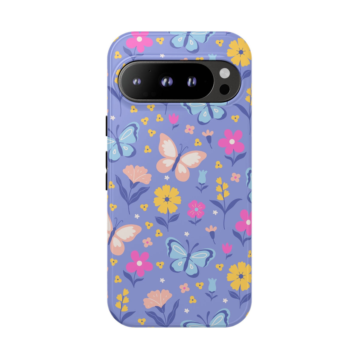 Lavender Butterflies: Tough Phone Case for iPhone, Samsung Galaxy and Google Pixel