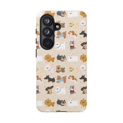 Cute Dogs: Tough Case for iPhone, Samsung Galaxy and Google Pixel devices