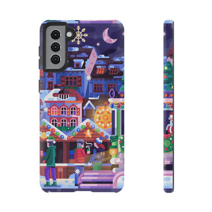Christmas Fair in Old Town: Holiday-Themed case for iPhone, Samsung Galaxy and Google Pixel