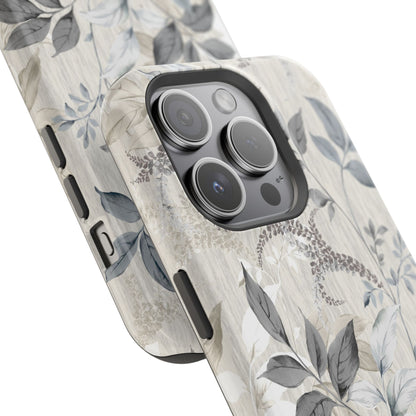 Luxury Leaves (MagSafe version): Artistic case for iPhone, Samsung Galaxy and Google Pixel