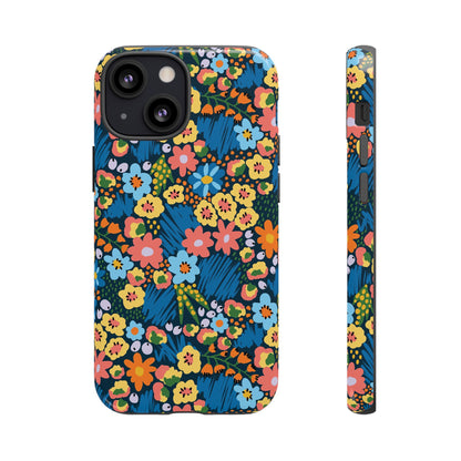 Bloom Burst: Color and Joy Themed Phone Case for iPhone, Samsung Galaxy and Google Pixel devices