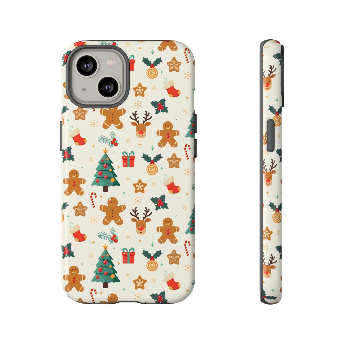 Gingerbread Holidays: Xmas-themed phone case for iPhone, Samsung and Google Pixel