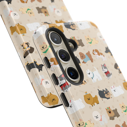 Cute Dogs: Tough Case for iPhone, Samsung Galaxy and Google Pixel devices