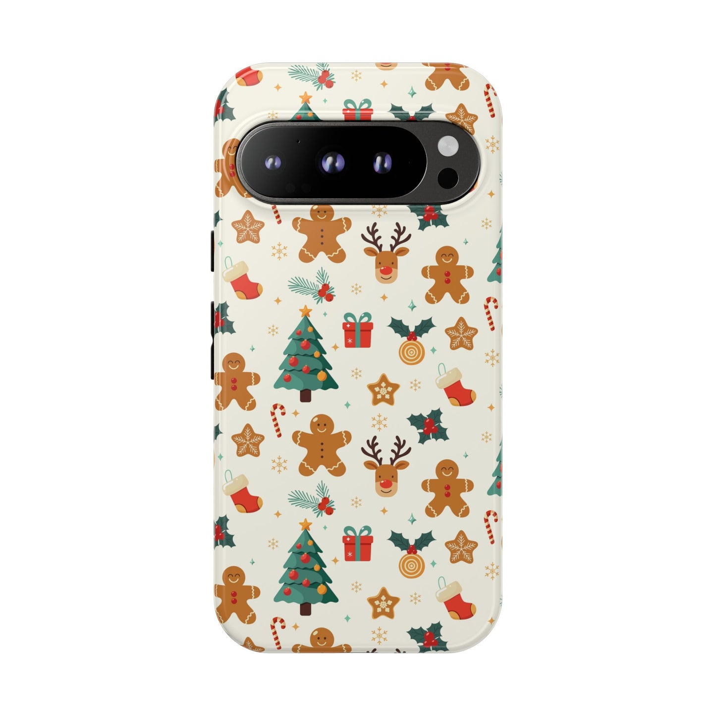 Gingerbread Holidays: Xmas-themed phone case for iPhone, Samsung and Google Pixel