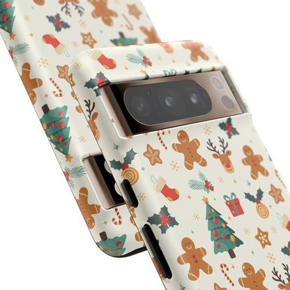 Gingerbread Holidays: Xmas-themed phone case for iPhone, Samsung and Google Pixel