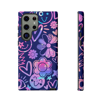 Live Inspired: Purple Tough Case for iPhone, Samsung Galaxy and Google Pixel devices