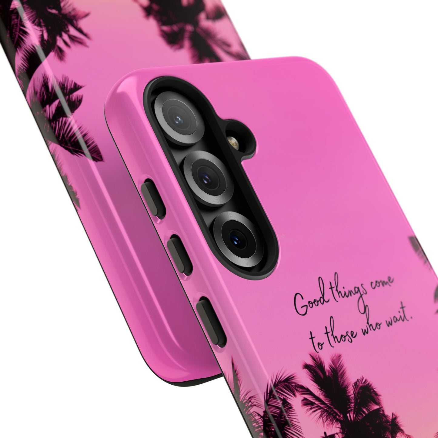 Sunset Serenity: Good things come to those who wait - Phone Case for iPhone, Samsung Galaxy and Google Pixel