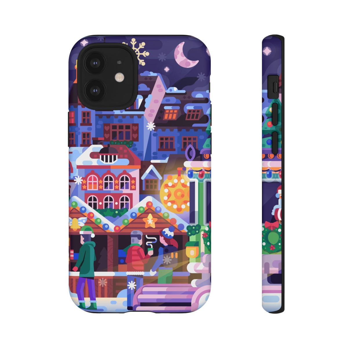 Christmas Fair in Old Town: Holiday-Themed case for iPhone, Samsung Galaxy and Google Pixel