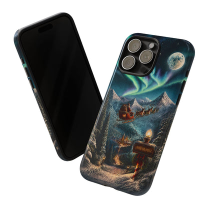 Santa Claus North Pole Adventure: Christmas Themed Phone Case for iPhone, Samsung Galaxy and Google Pixel devices