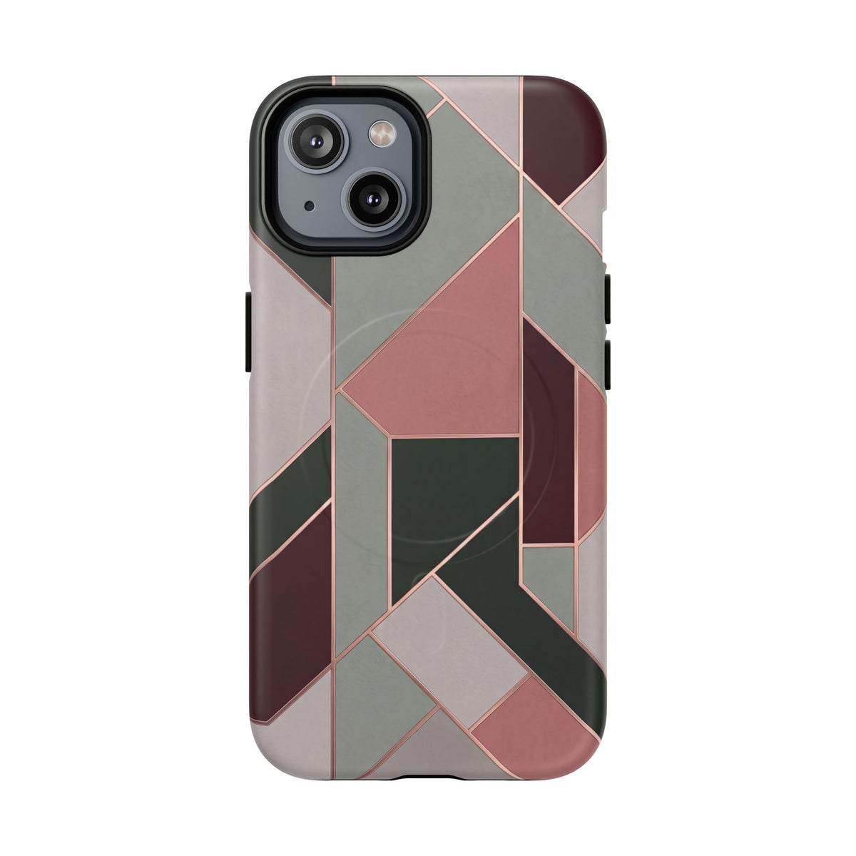 Geometric Luxe MagSafe Phone Case for iPhone