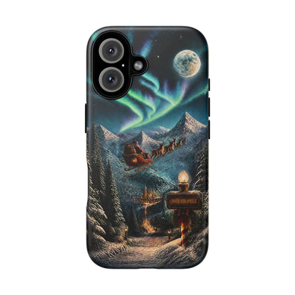 Santa Claus North Pole Adventure: Christmas Themed Phone Case for iPhone, Samsung Galaxy and Google Pixel devices