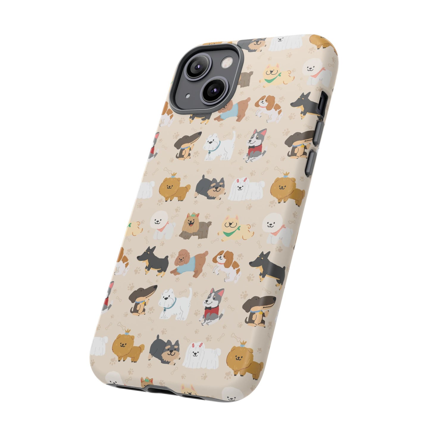 Cute Dogs: Tough Case for iPhone, Samsung Galaxy and Google Pixel devices