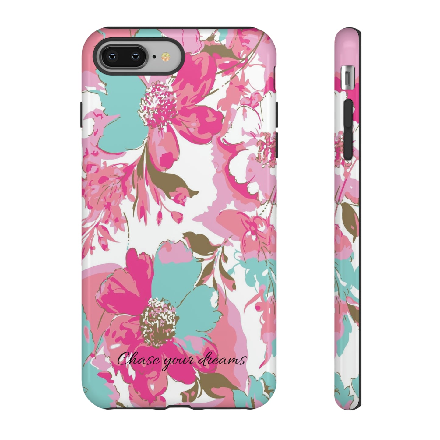 Chase your dreams: Artistic and elegant phone case for Apple iPhone, Samsung Galaxy and Pixel devices