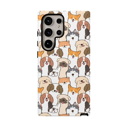 Cute Dogs Charm Phone Case for iPhone, Samsung Galaxy and Google Pixel devices
